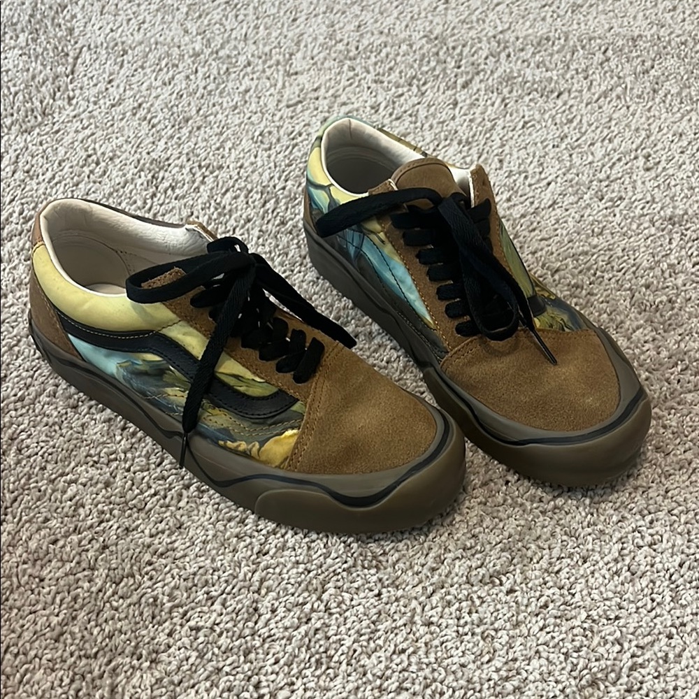 Vans Men's Brown and Multicolor Sneakers